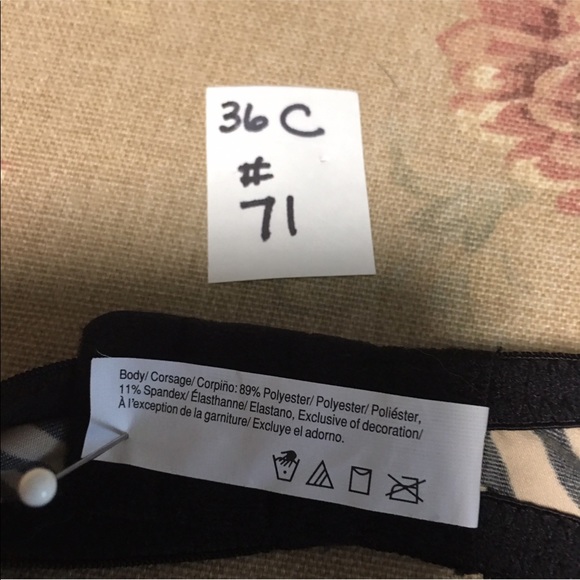 BRA MAIDENFORM DEMI COVERAGE ZEBRA PRINT 36C NWT - Picture 11 of 12